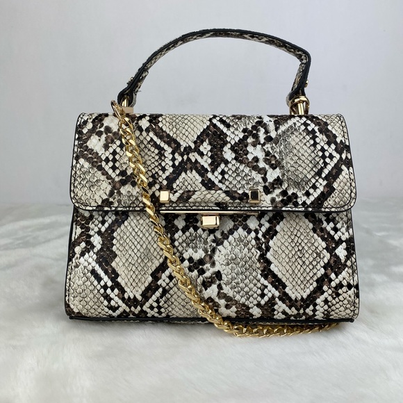 snakeskin bag topshop